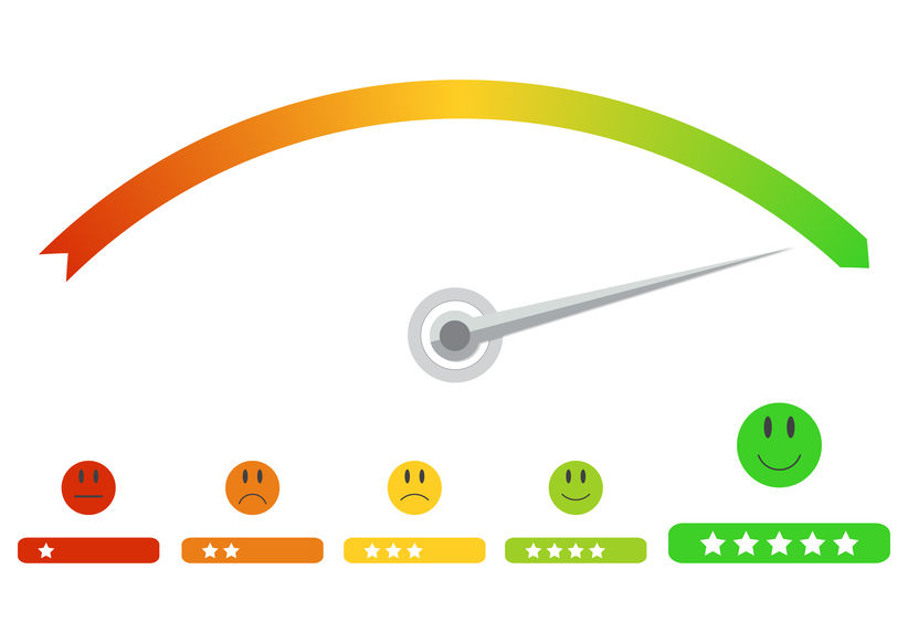 Feedback scale poor to excellent